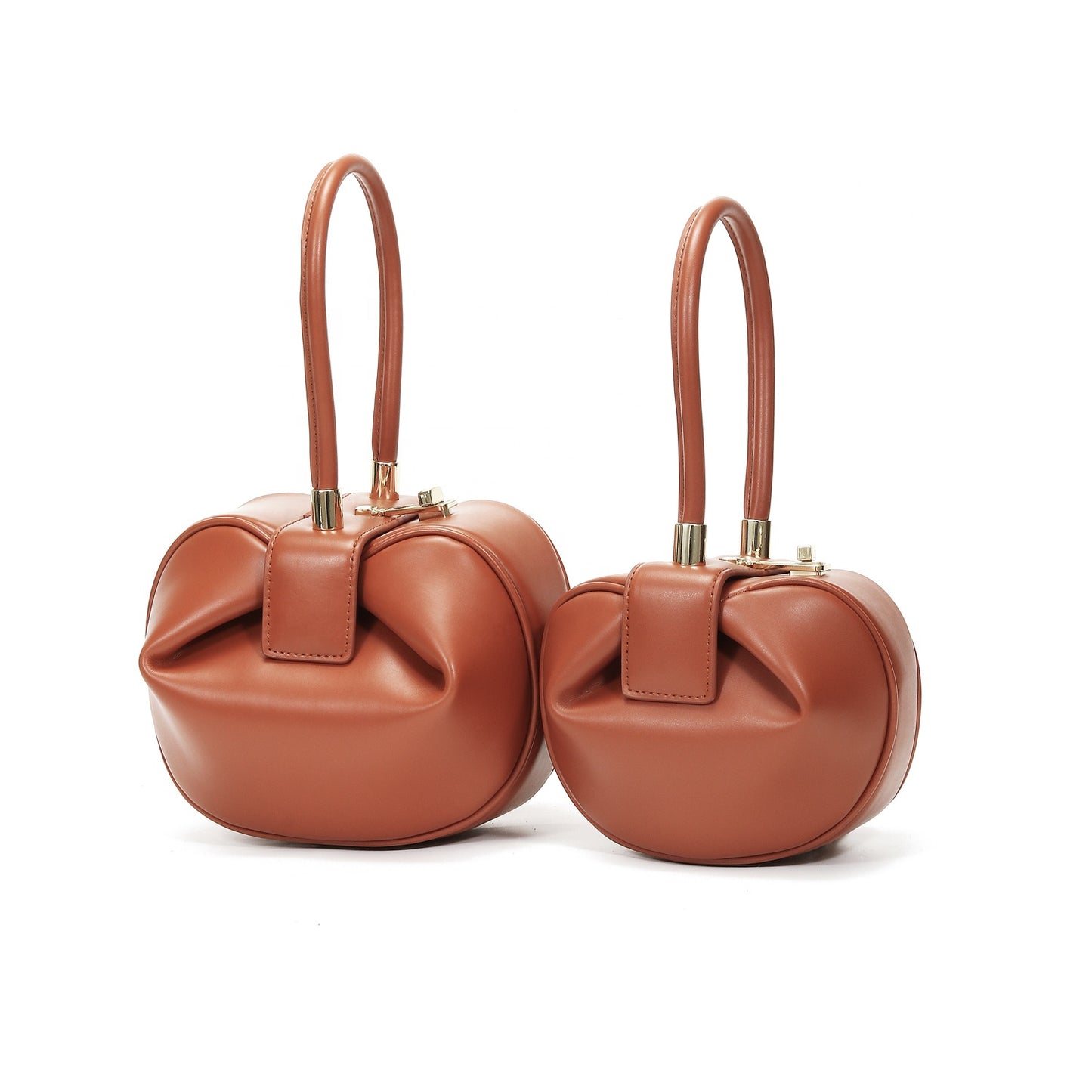 Bags Top Handle Handbags Ladies Luxury Genuine Leather Dumpling Bag For Women