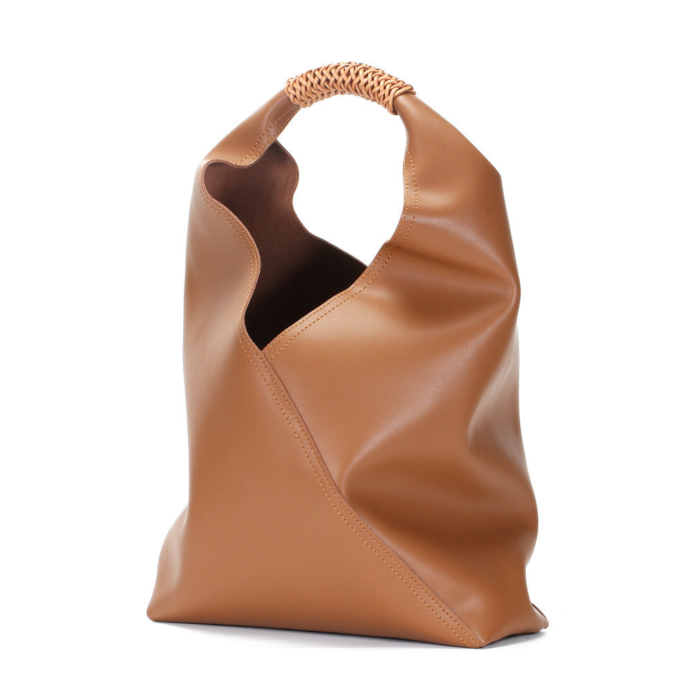 New Trending 2026 Cowhide Leather Underarm Bag Fashion Tote Bag Luxury Large Capacity Shoulder Hand bag for Women