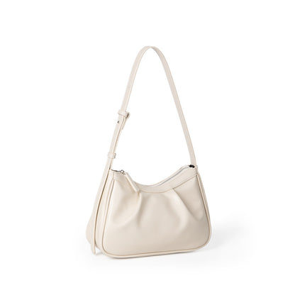 2026 new high quality PU leather women handbag niche Korean fashion portable one-shoulder armpit cloud bag for lady