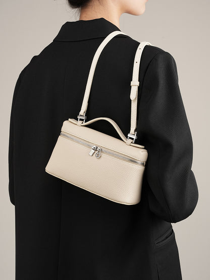 New Designer Real Leather Cowhide Linen Box Clutch Tote Women’s Crossbody Shoulder Bag Purse Cute