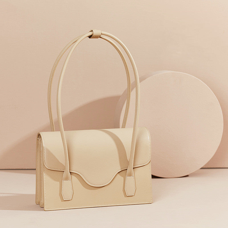 Fashionable new style women’s shoulder bag with leather bag genuine leather messenger bag