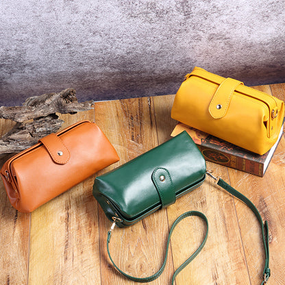 2026 Retro handmade soft bag casual mini shoulder bag messenger bag