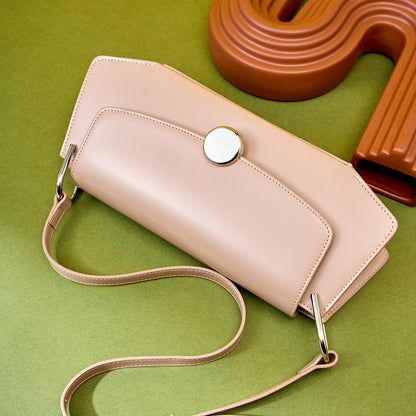 2026 New Women One-shoulder Handbag All-match Boat Shape Bag Niche Cool Commuting Underarm Ladies Bag