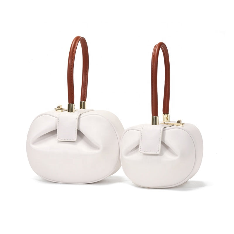 Bags Top Handle Handbags Ladies Luxury Genuine Leather Dumpling Bag For Women