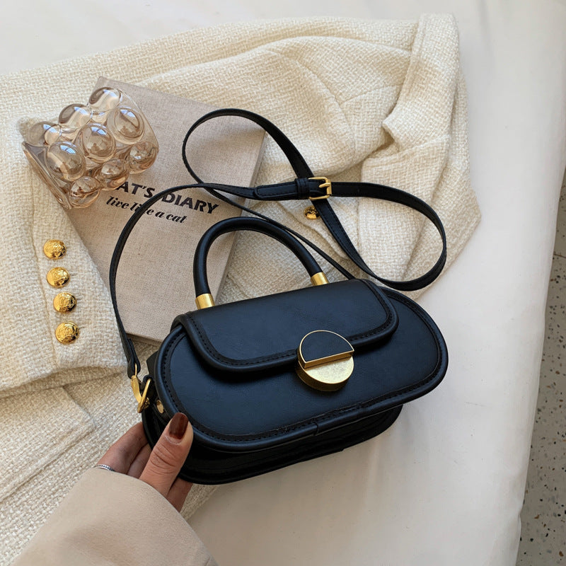 2026 new fashion women’s bag texture small cross-body bag portable small square bag