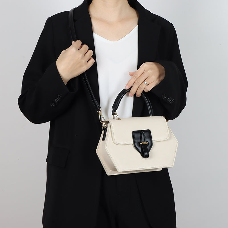Niche women’s new simple fashion all-match candy color small square bag portable shoulder lock crossbody bag