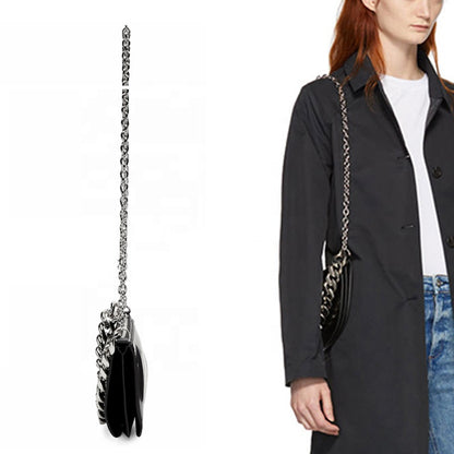 Semicircle shaped chunky chain luxury fashion woman crossbody shoulder bag