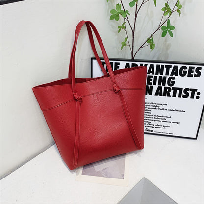 Korean style 2026 new casual simple handbag tote bag large capacity fashion shoulder bag for women