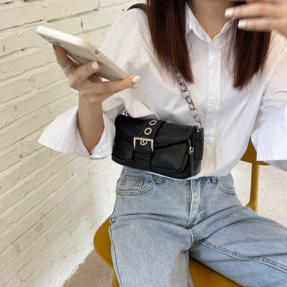 Mini Retro Circle chain shoulder bag 2026 new fashion messenger bags mini women’s handbag