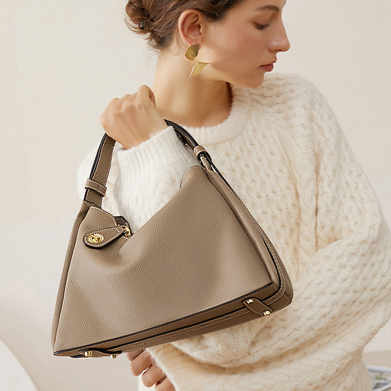 direct supply woman handbag luxury ladies genuine leather bag underarm crossbody bag for woman