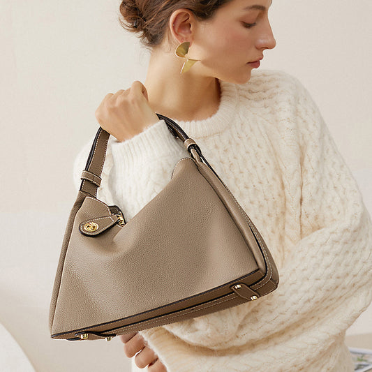 direct supply woman handbag luxury ladies genuine leather bag underarm crossbody bag for woman