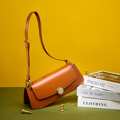 2026 New Women One-shoulder Handbag All-match Boat Shape Bag Niche Cool Commuting Underarm Ladies Bag