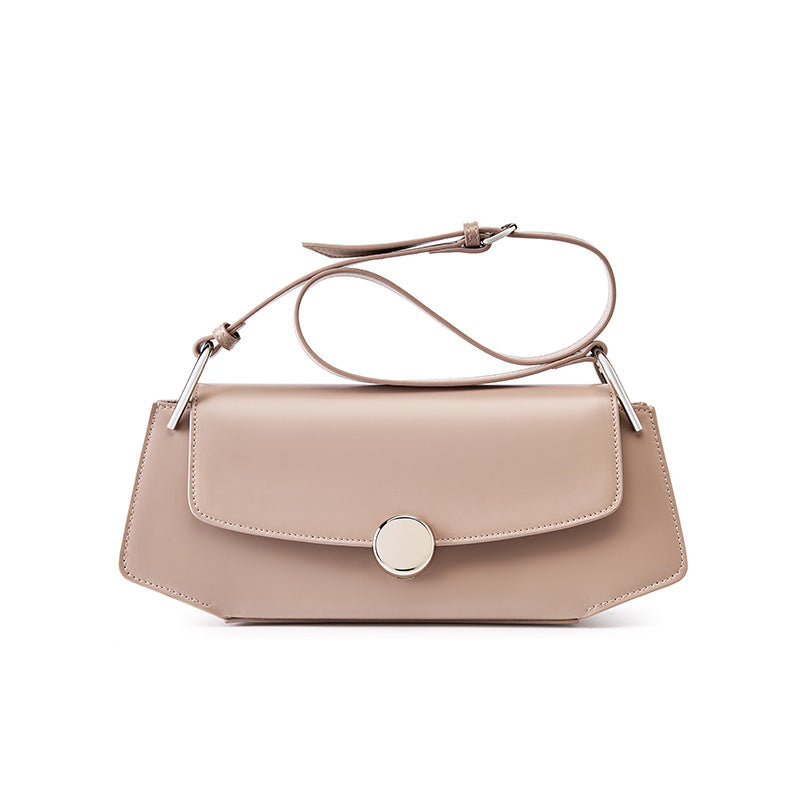 2026 New Women One-shoulder Handbag All-match Boat Shape Bag Niche Cool Commuting Underarm Ladies Bag