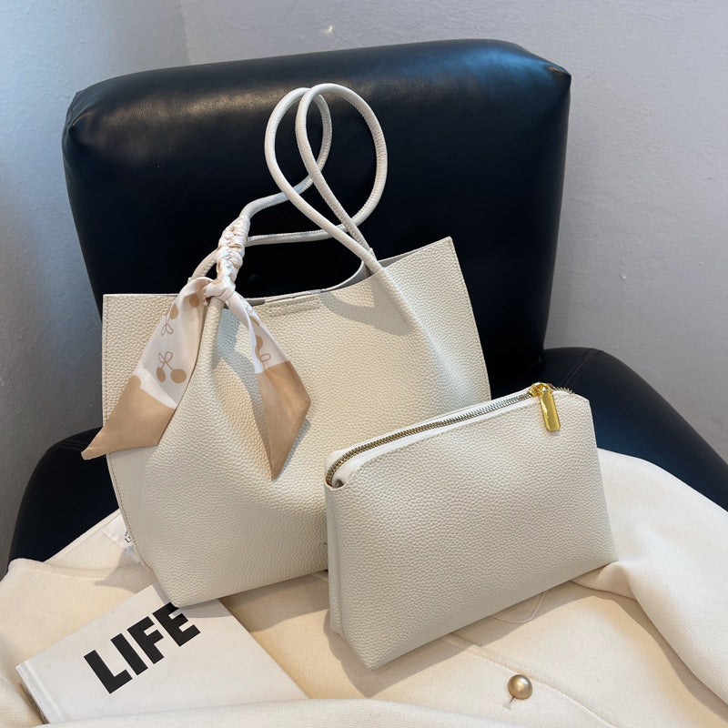 2026 Women’s Tote Bags with Printed Vegan Leather Lady Handbag Shoulder Tote Bag Sets