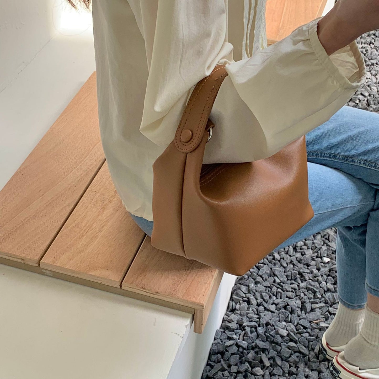 Wrist bag Mini messenger bag ins Korean version 2026 new women’s handbag