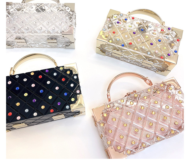 Crystal Clutch Beaded Rhinestone Purse Wedding Party Handbag Ladies Purses Women Bags and Clutches