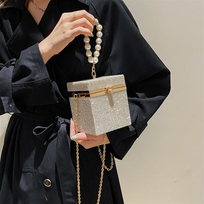 Hot sale new ladies dinner party rhinestone purse crystal evening bags for wedding