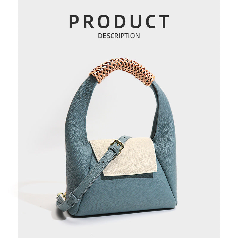 Bag Women’s Fashion Crossbody Bag 2026 New Advanced Handheld Versatile One Shoulder Leather Women’s Bag