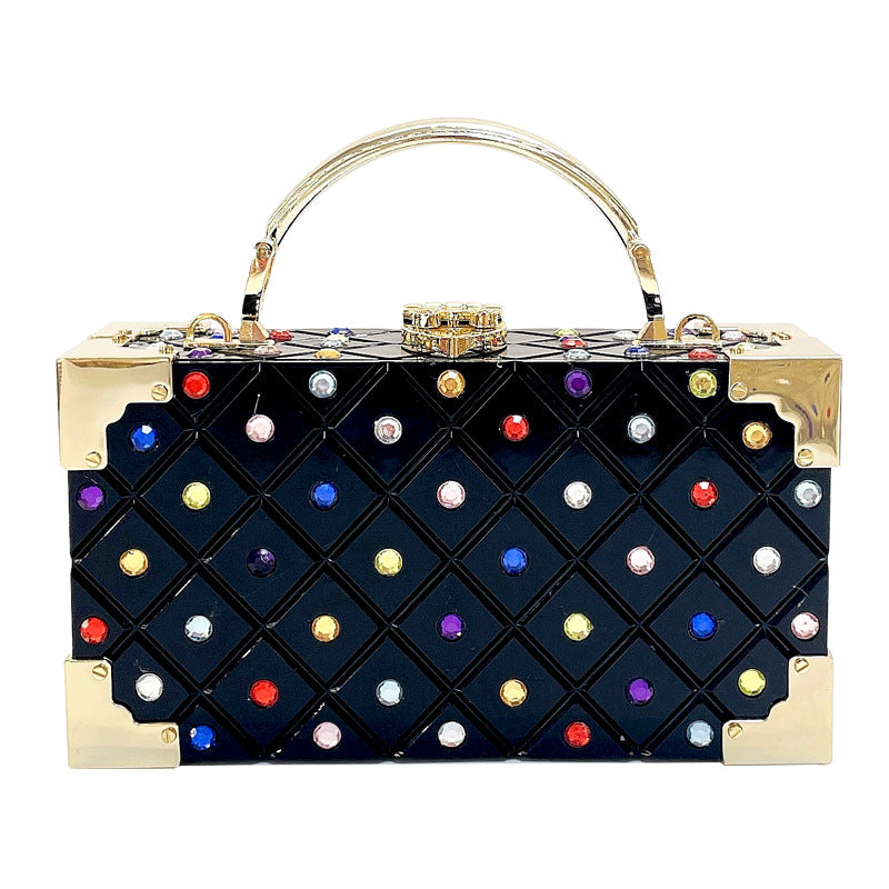Crystal Clutch Beaded Rhinestone Purse Wedding Party Handbag Ladies Purses Women Bags and Clutches