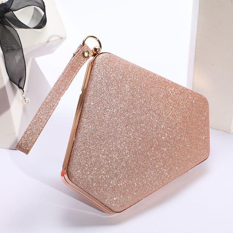 Luxury diamond rhinestone glitter banquet clutch bags classy evening bling bag