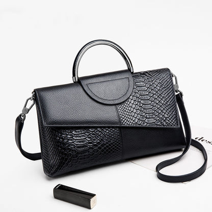 High Quality Genuine Leather Women Hand Bags Designer Trendy Shoulder Bag Luxury Clutch Bag