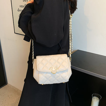Rhombus Women’s Bag 2026 new fashion chain single shoulder messenger  bag