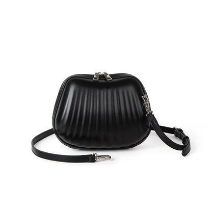 2026 popular bag woman Korean style cross-body bag shell shape cute small bag