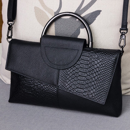 High Quality Genuine Leather Women Hand Bags Designer Trendy Shoulder Bag Luxury Clutch Bag