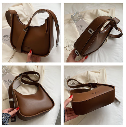 New fashion women’s bag 2026 design messenger bag versatile texture casual shoulder bag