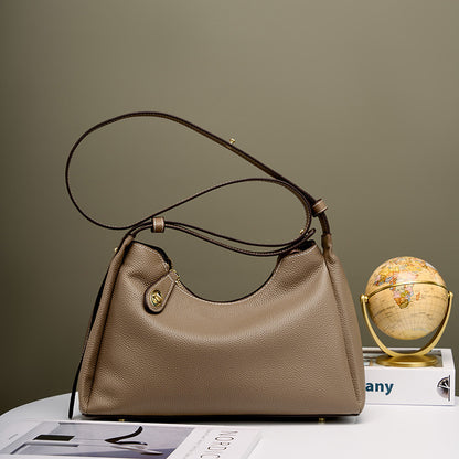direct supply woman handbag luxury ladies genuine leather bag underarm crossbody bag for woman