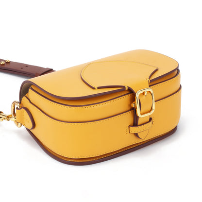 cowhide leather trendy handbags for women one shoulder saddle bags sac a main pour femm