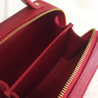 Genuine Leather Crossbody Luxury Designer Purses and Handbags Famous Brands Sling Bags for Women
