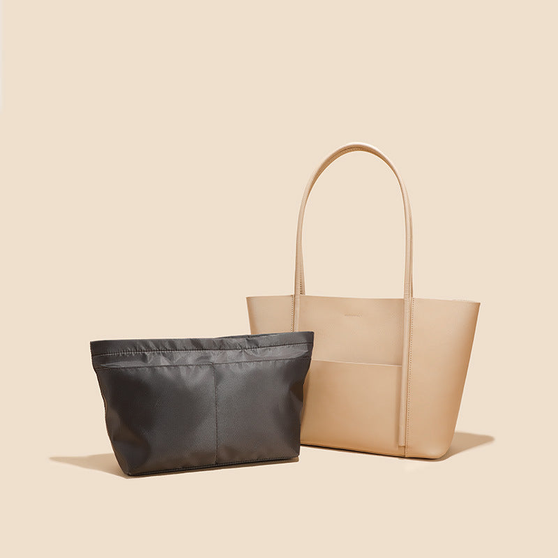 Cow Leather tote bag high-capacity design Handbag trend all-in-one genuine leather shoulder bag handmade bag is