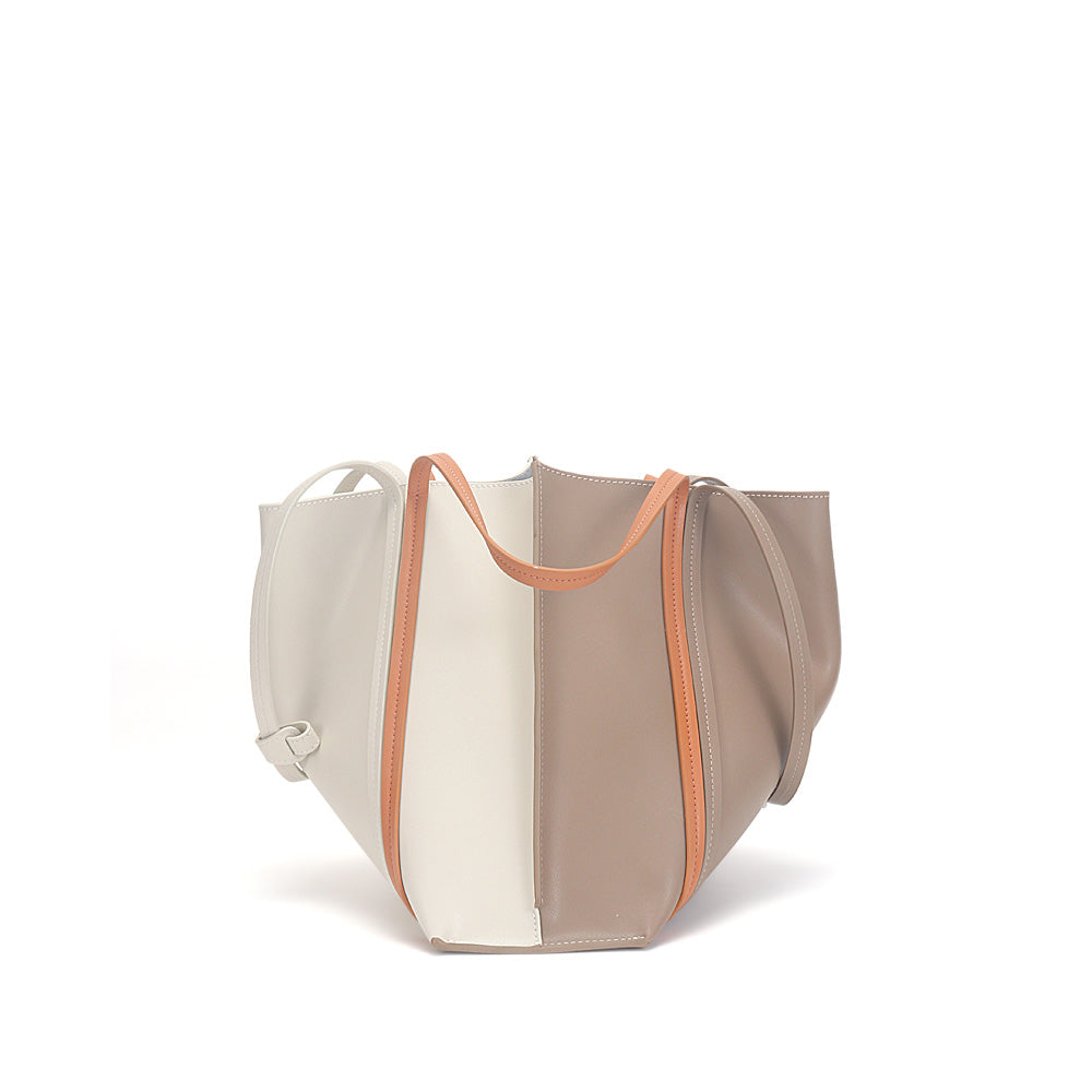 Double sided genuine cow leather bag for ladies new trendy shoulder tote bag luxury women’s handbag