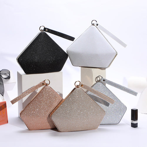 Luxury diamond rhinestone glitter banquet clutch bags classy evening bling bag