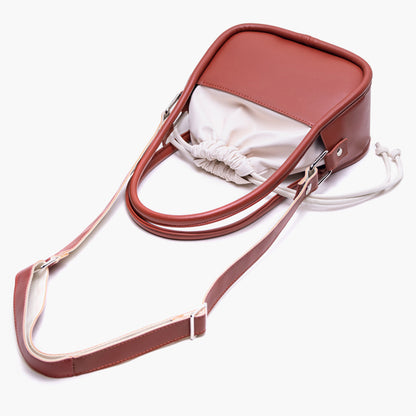 Brand Drawstring Bucket Bag for Women High Quality PU Leather Bag Luxury Handbag Purse Designer