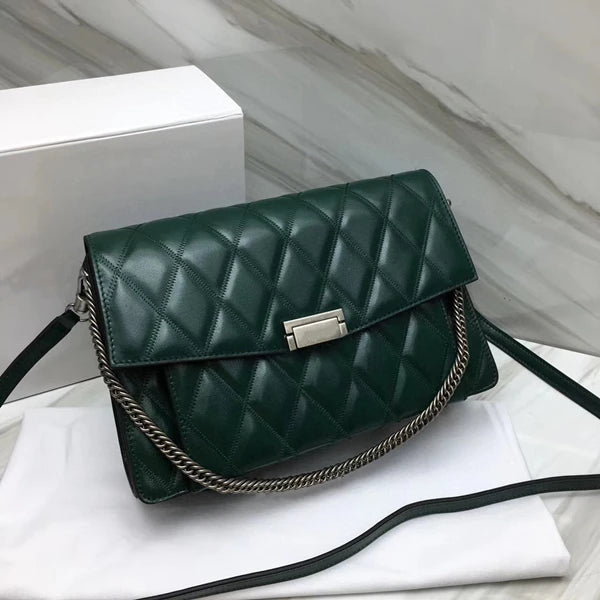 Luxury Women Handbag Genuine Sheep Leather Ladies Bags Famous Brands