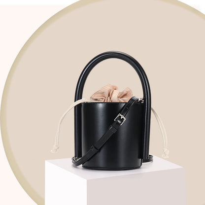 Hot sale drawstring purses handbags women handle buckle bag shoulder cross body ladies handbags