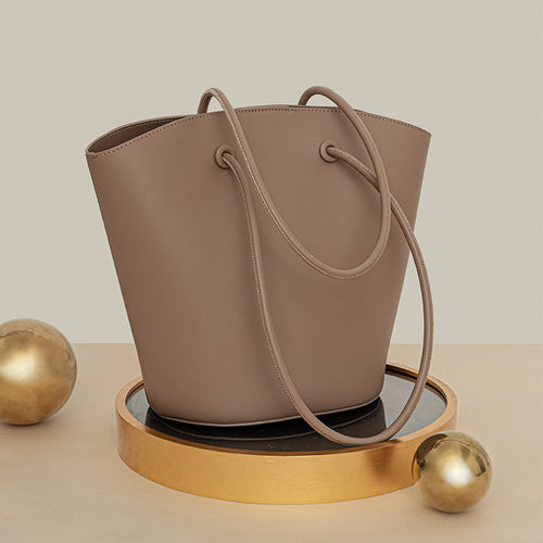 New Bag High capacity genuine leather  tote bag fashion casual shoulder 2 pieces