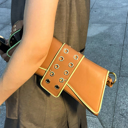 Trapezoid Dumpling Shoulder Bags 2026 Designer Hollow Strap Armpit Purses Ladies Underarm Luxury Silver Handbags for Women