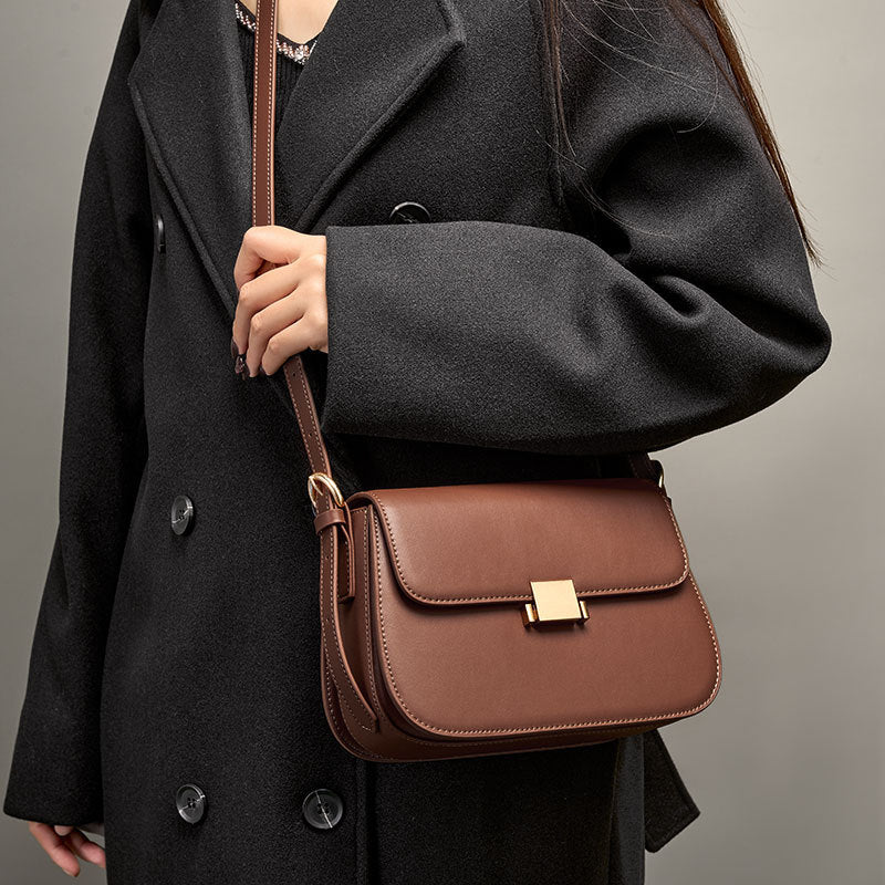direct supply woman handbag luxury ladies genuine leather bag square shoulder crossbody bag for woman