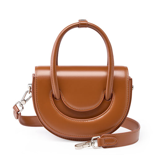 Designer Bag Genuine Leather Luxury Women Bag Saddle Handbag for Young Ladies Cross Body Bag
