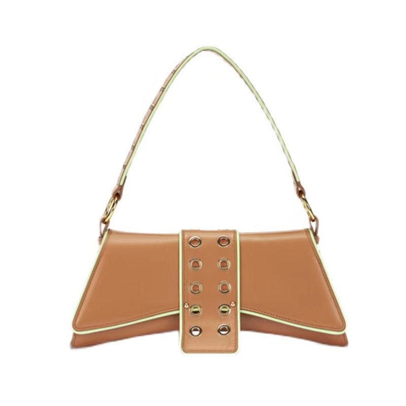 Trapezoid Dumpling Shoulder Bags 2026 Designer Hollow Strap Armpit Purses Ladies Underarm Luxury Silver Handbags for Women