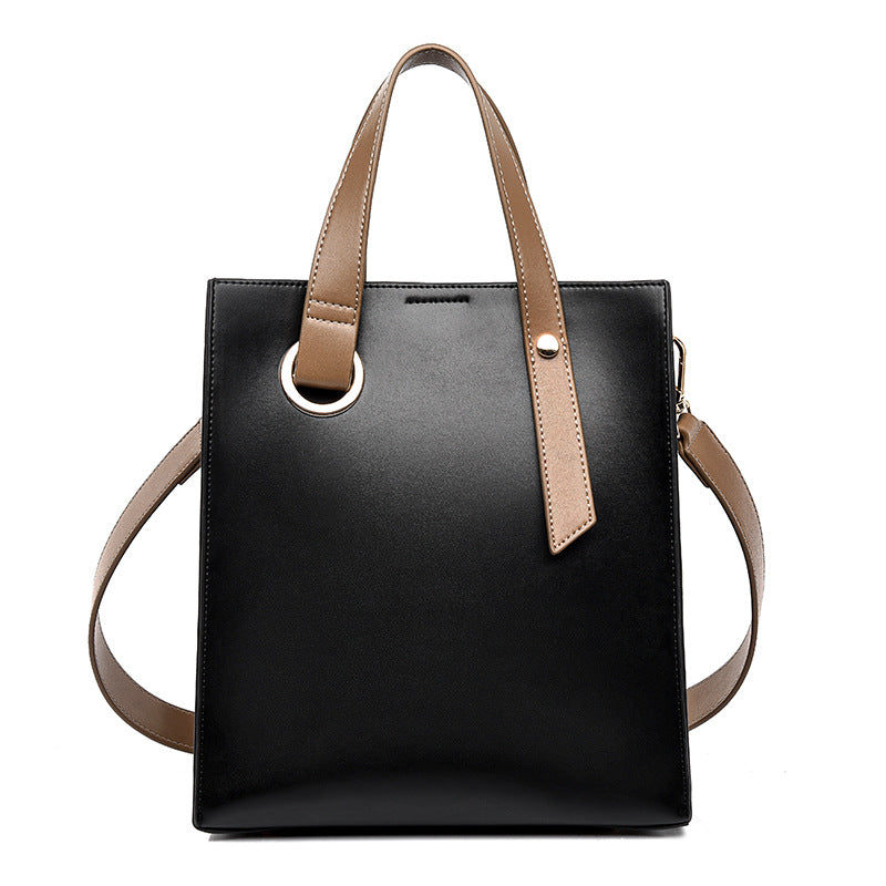 High Quality Luxury Fashion PU Leather Shoulder Bucket Bag New Large Capacity Casual Totes Women Purse and Handbags
