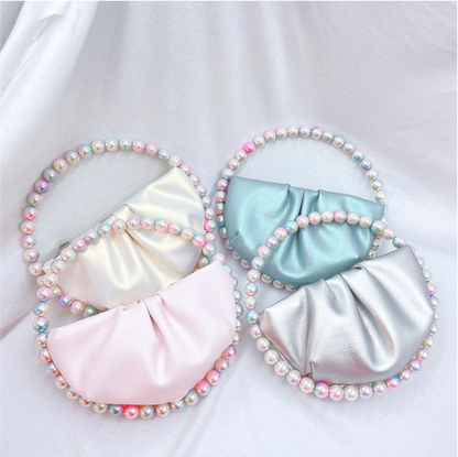NEW Bead Circular Evening Bag For Women Bling Handbags Fashion Ladies Party Round Clutch bags and Wedding Purse