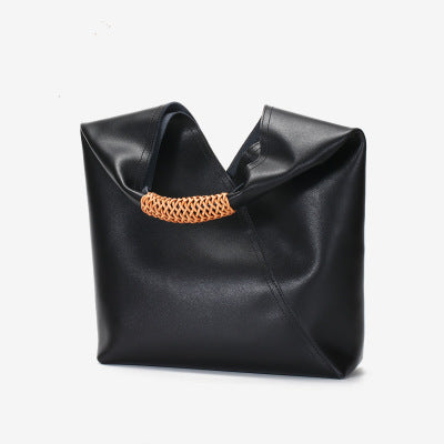 Newest Luxury Designer Large Capacity Oversized Bucket Bag For Women Leather Handbag