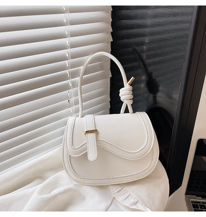 The original design saddle bag single shoulder messenger bag female fresh small bag simple fashion handbag