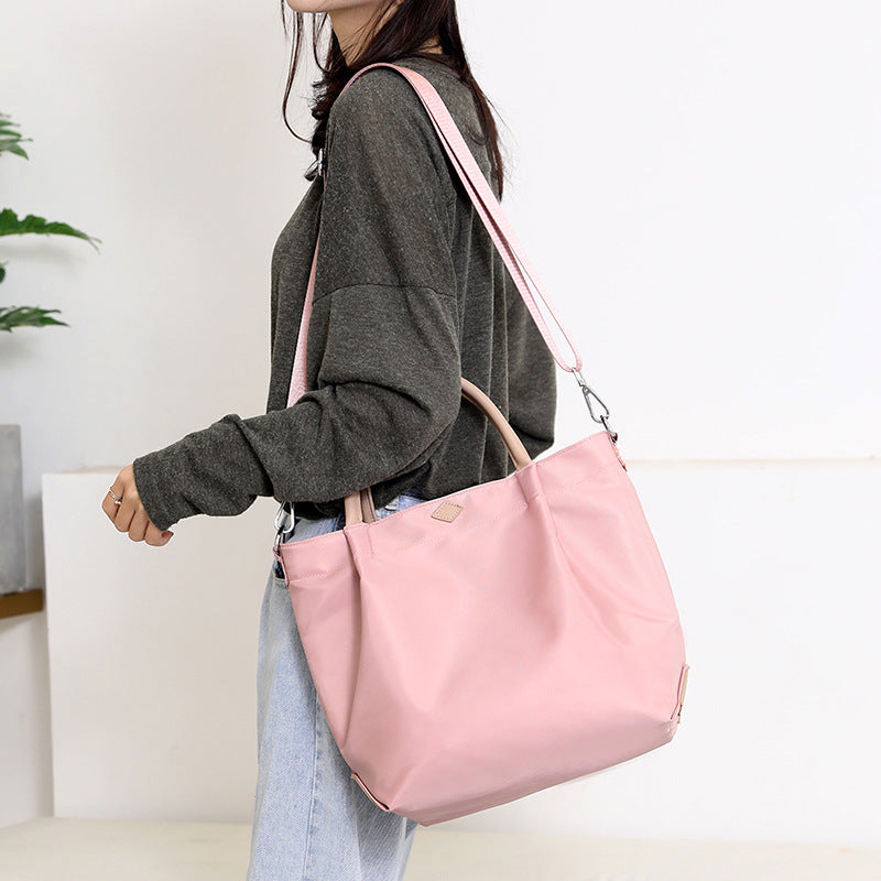 Amazon Popular Fashion Waterproof Hand Bag Durable Nylon Women Ladies Tote Messenger Bag