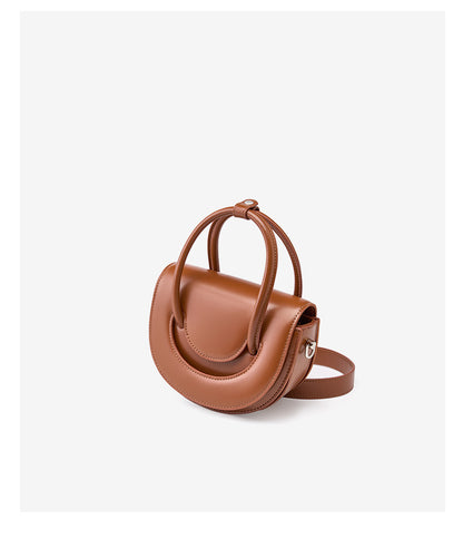 Designer Bag Genuine Leather Luxury Women Bag Saddle Handbag for Young Ladies Cross Body Bag