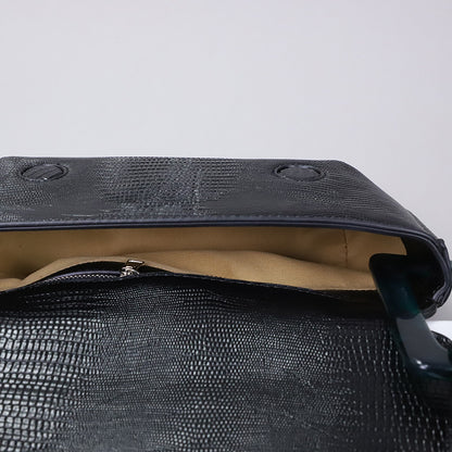 Ladies Chic Bag Special Resin Decoration Design Fashion PU Leather Square Shoulder Bag for Women Handbag